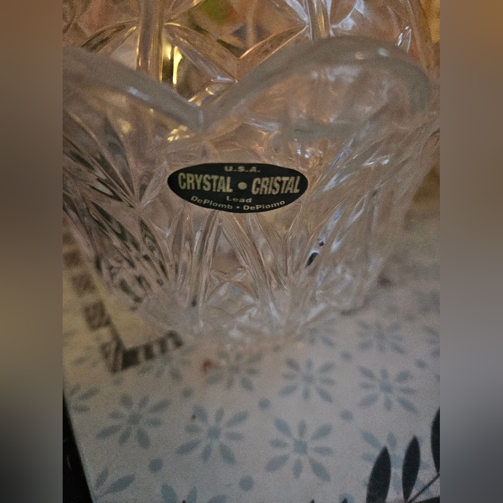 Crystal glass wear